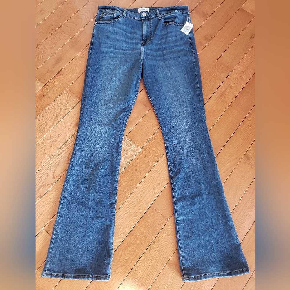 FRAME Le Mini Boot Mid-Rise Boot Cut Jeans - NWT